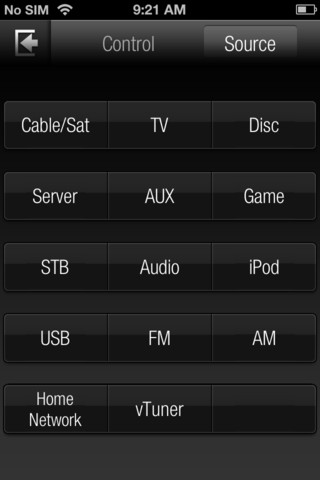 Appli Harman AVR pour iOS/Android