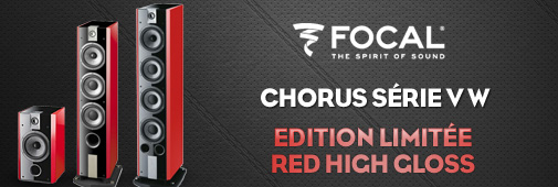 Focal chorus serie v w red high gloss