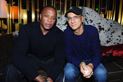 Dr Dre et Jimmy Lovine les fondateurs de Beats