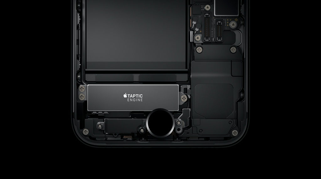 Apple iPhone 7 - Vue interne (design home button haptic)