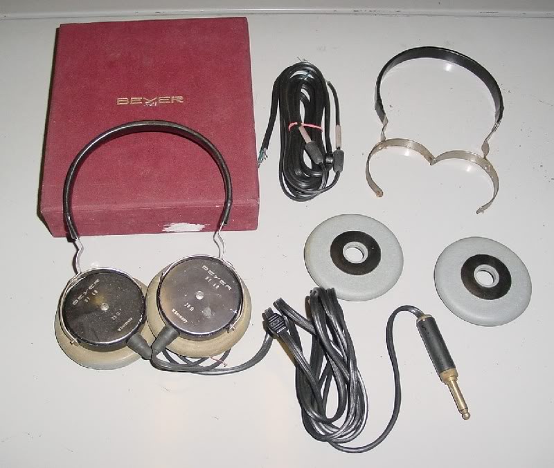 Casque Audio Vintage Marwin Stéréophonique - Noir - Modèle SC 52 - Connectivité Jack 3,5mm
