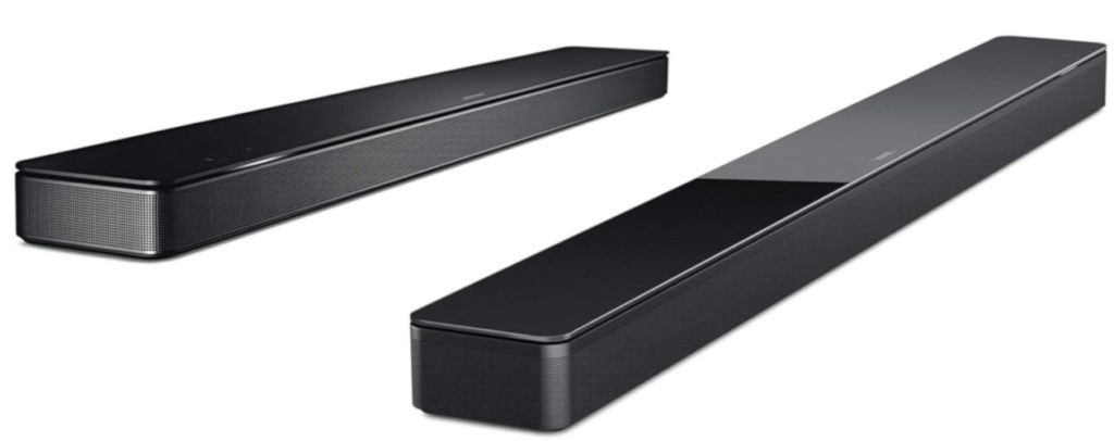 Les deux enceintes Bose, en coloris noir.