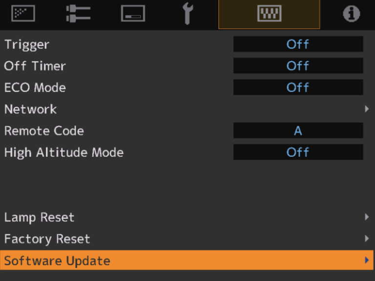 Nouveau firmware vidéoprojecteurs JVC séries DLAN et DLARS