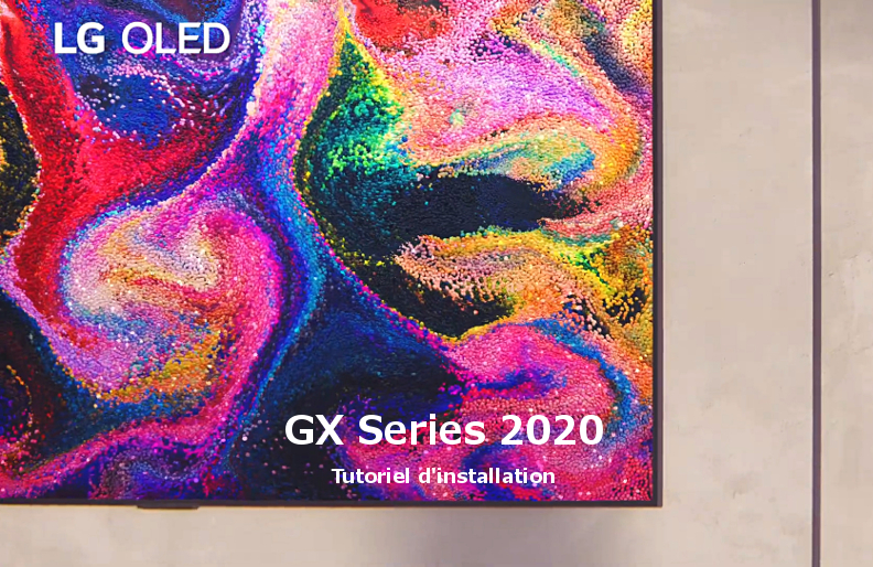 Comment installer le support mural pour les TV OLED GX et G1 de LG