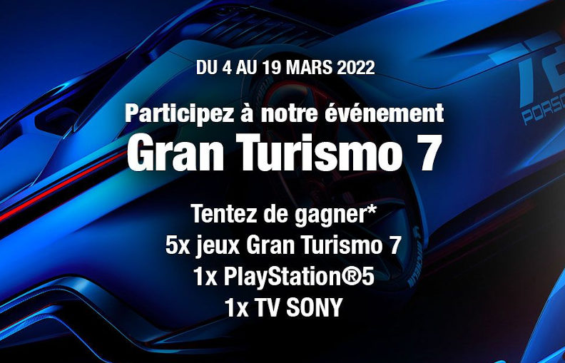 Jouez à Gran Turismo 7 sur un set-up de folie et gagnez des cadeaux !