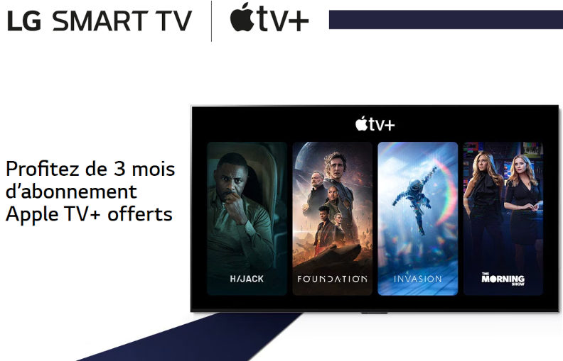 Apple TV+ : 3 mois d'abonnement offerts