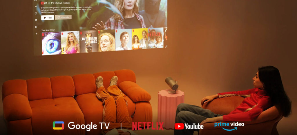 Les nouveaux XGIMI MoGo 4 intègrent Google TV.