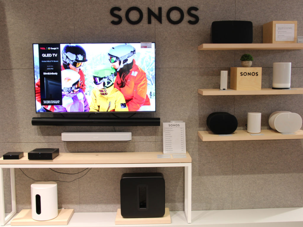 Cobra vous propose tous les éléments Sonos en démo permanente