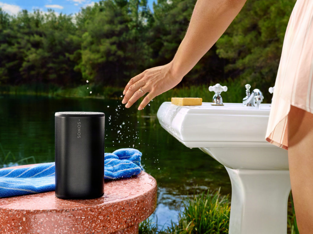 L'enceinte Sonos Play intègre une batterie et dispose d'une certification IP67