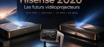 Nouveaux vidéoprojecteurs Hisense 2026