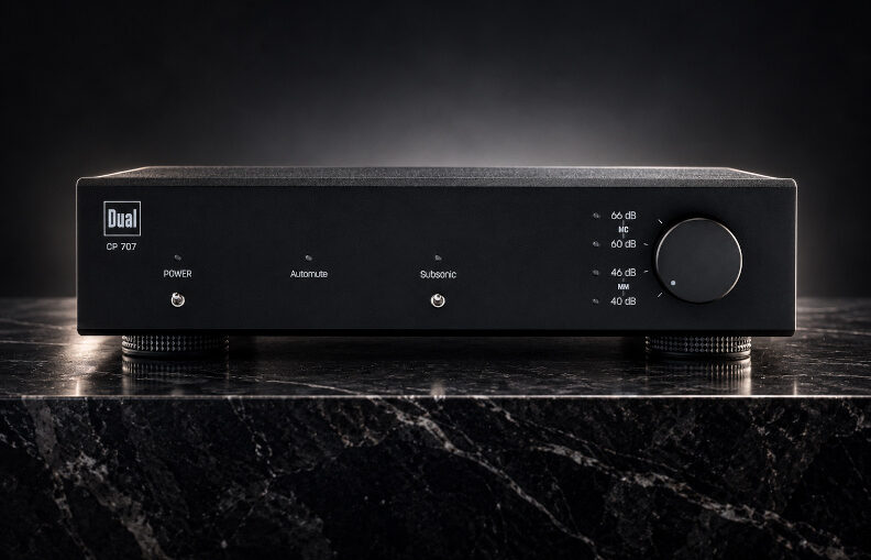 Dual CP 707 : premier préampli phono autonome de la marque