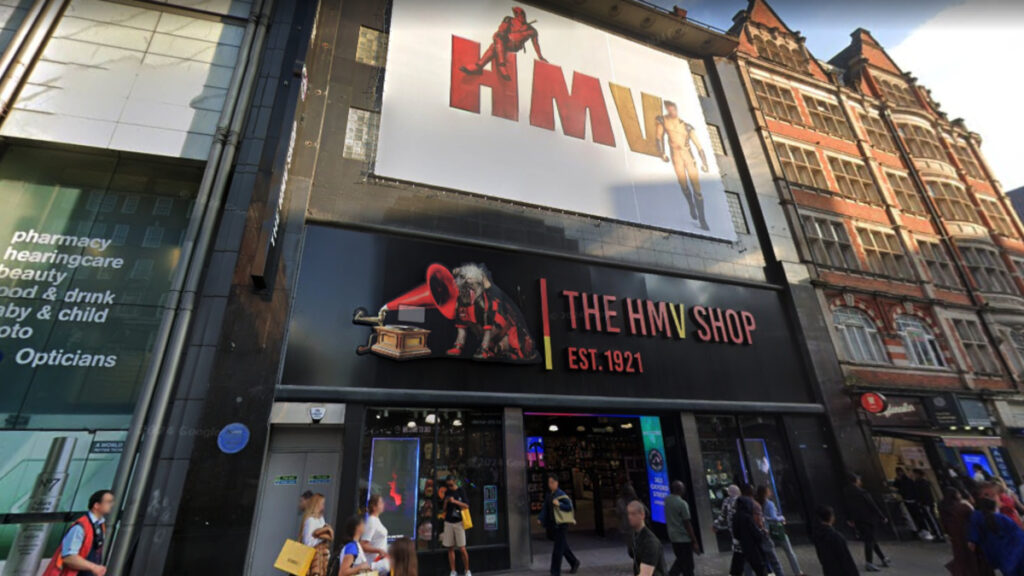 HMV ferme son magasin d'Oxford Street