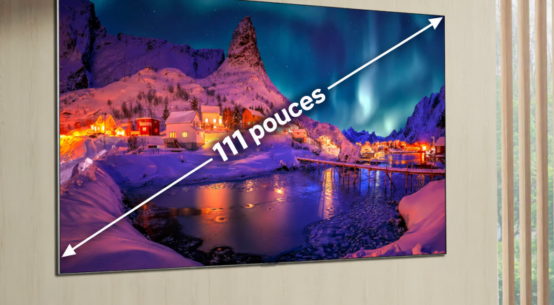 LG Display prépare des dalles Oled TV de 111 pouces (282 cm)