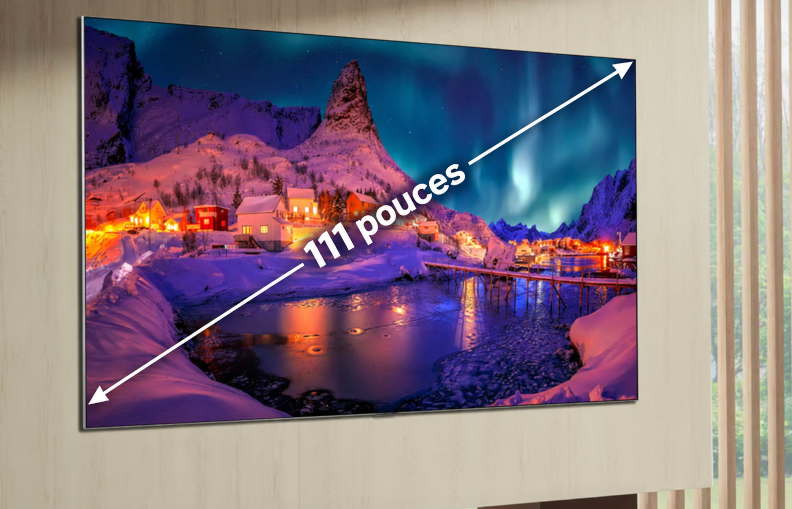 LG Display prépare des dalles Oled TV de 111 pouces (282 cm)