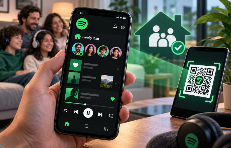 Spotify verrouille le partage du forfait Famille par QR code